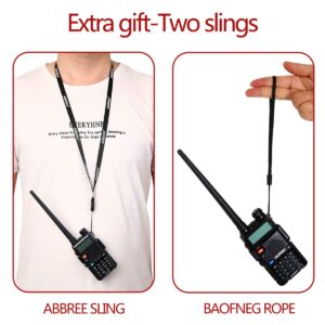 BAOFENG UV-5R 8W Ham Radio High Power Dual Band Portable Two Way Radio Long Range Rechargeable Handheld Radio (Black-1Pack)…