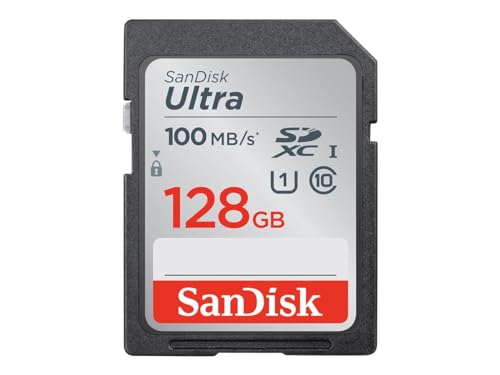 SanDisk Ultra Plus SD Card, 128GB, SDSDUNB-128G-GN6IN