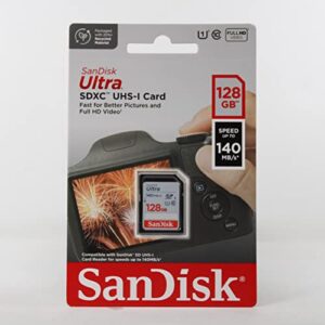 sandisk ultra plus sd card, 128gb, sdsdunb-128g-gn6in