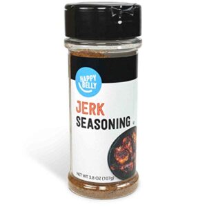 amazon brand - happy belly jerk seasoning, 3.8 ounce (pack of 1)