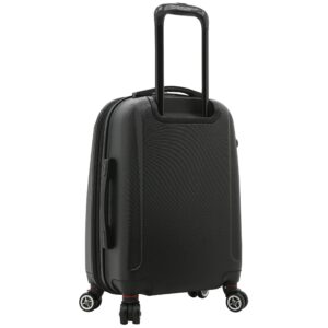 TPRC Falkirk Hardside Expandable Spinner Luggage, Midnight Black, 3-Piece Set (20/24/28)