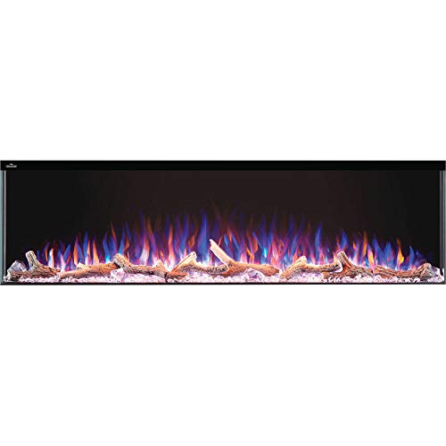 Napoleon Trivista Primus 60 inch Wall Mount Electric Fireplace - Black, NEFB60H-3SV