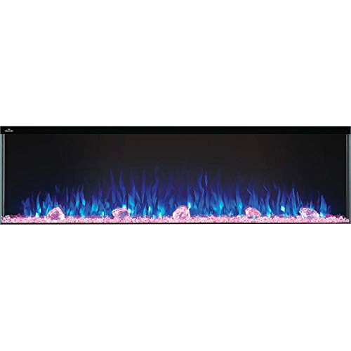 Napoleon Trivista Primus 60 inch Wall Mount Electric Fireplace - Black, NEFB60H-3SV