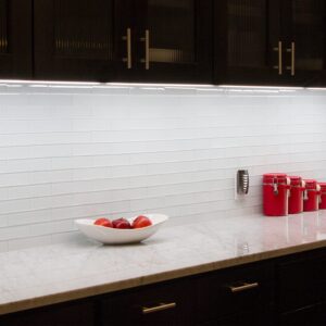 UltraPro 12 inch Hardwired Under Cabinet Lights, 3 Color Settings - 2700K/4000K/5000K - Warm White, Cool White, and Daylight, Under Cabinet Lighting, Dimmable Under Counter Lights for Kitchen, 45366