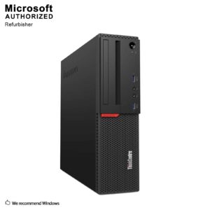 Lenovo THINKCENTRE M700 SFF Business PC, Intel Quad i7-6700 up to 4.0GHz, 16G DDR4, 500G, DVDRW, WiFi, BT 4.0, VGA, DP, Windows 10 64 Bit-Multi Language Supports English/French/Spanish(Renewed)