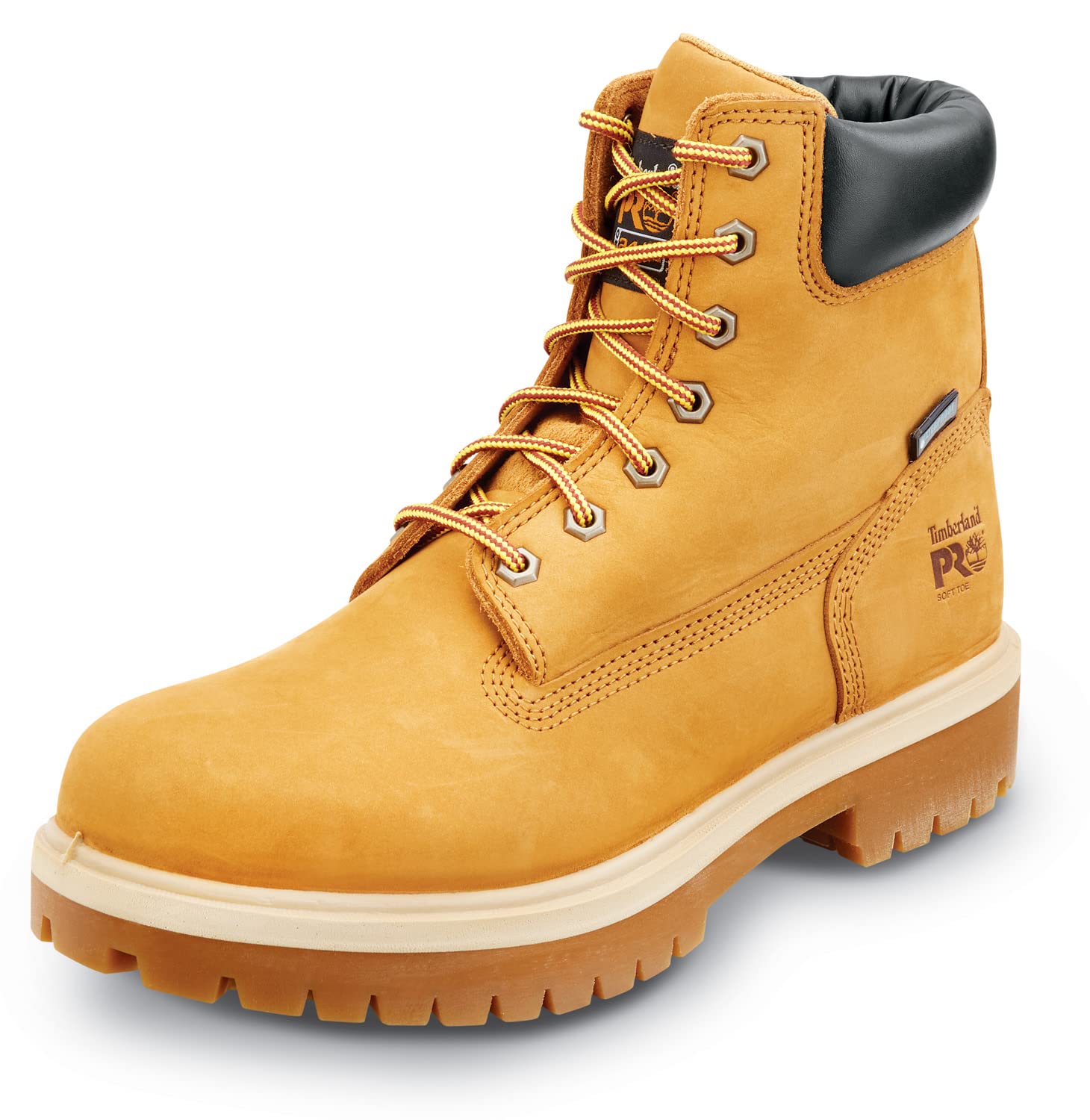 Timberland PRO 6IN Direct Attach Men's, Wheat, Soft Toe, MaxTRAX Slip Resistant, WP/Insulated Boot (10.5 W)