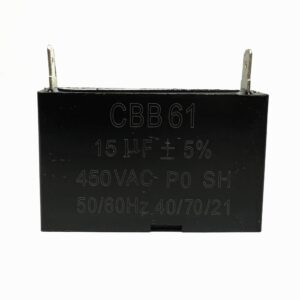 power products capacitor 450vac 15uf 15μf 50/60hz cbb61 po sh 40/70/21 generator