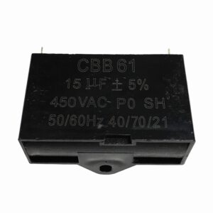 POWER PRODUCTS Capacitor 450VAC 15uF 15μf 50/60Hz CBB61 PO SH 40/70/21 Generator