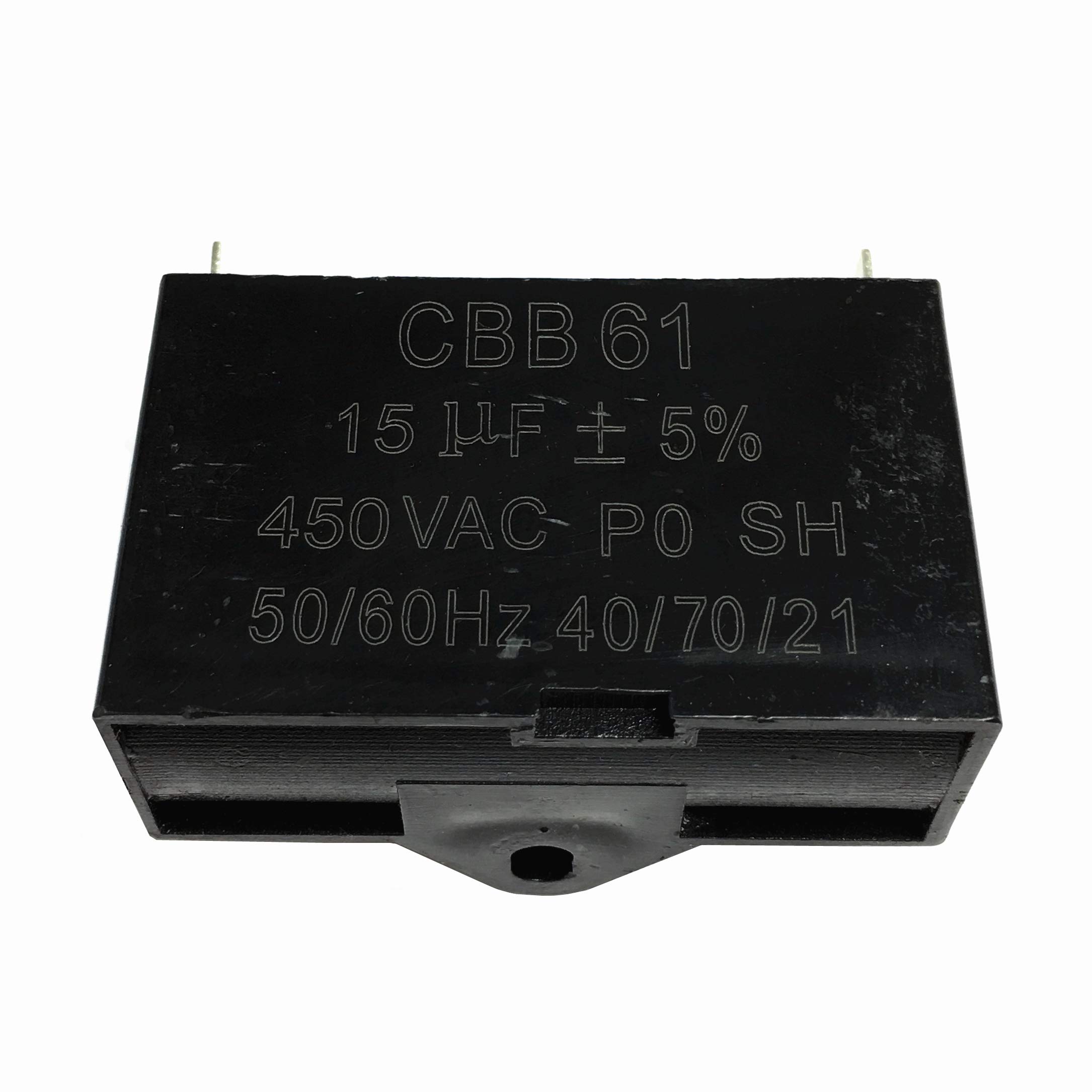 POWER PRODUCTS Capacitor 450VAC 15uF 15μf 50/60Hz CBB61 PO SH 40/70/21 Generator