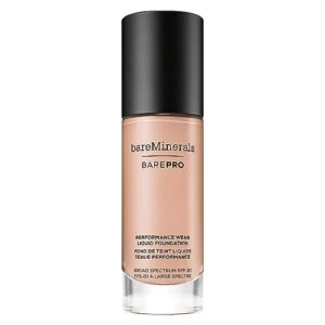 bareminerals barepro performance wear liquid foundation spf 20, shell