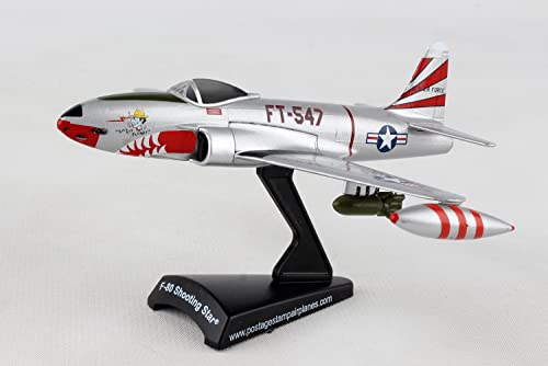 Daron Postage Stamp F-80 Shooting Star Evil Eye Fleagle/Miss Barbara Ann 1/96 Scale, Silver