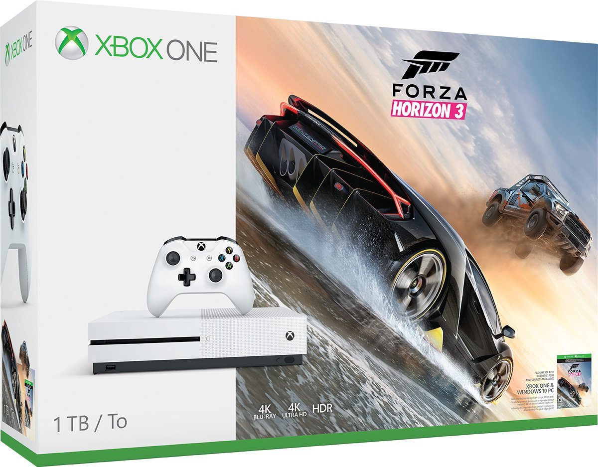 Xbox One S 1TB Console - Forza Horizon 3 Bundle [Discontinued] (Renewed) [video game]