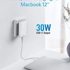 Anker 30W PIQ 3.0 & GaN Tech Power Delivery USB C Charger, PowerPort Atom III Slim Compact Type-C Charger for iPhone 11/11 Pro / 11 Pro Max/XR/XS/Max, Galaxy, Pixel, MacBook and More