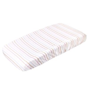 premium knit diaper changing pad cover"piper" by copper pearl