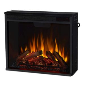 Real Flame Vivid Flame Electric Firebox, Black