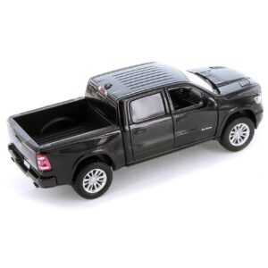 Dodge Ram 1500 Crew Cab Laramie, Black, 2019, Model Car,, Motormax 1:24