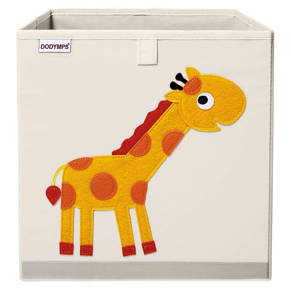 DODYMPS Foldable Animal Toy Storage Bins/Cube/Box/Chest/Organizer for Kids & Nursery, 13 inch (Giraffe)