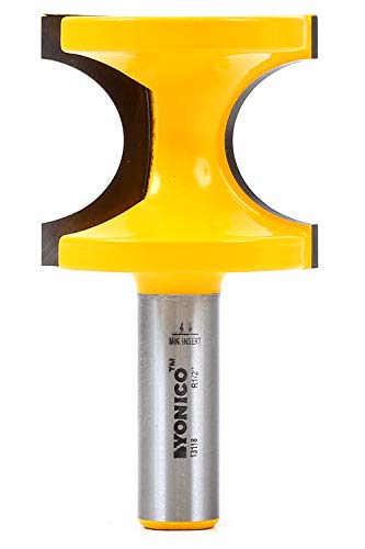 YONICO 13118 1-Inch Bead Bullnose Router Bit 1/2-Inch Shank