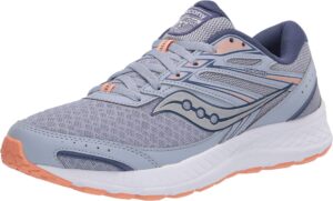 saucony versafoam cohesion 13 blue mist/melon 9.5 b (m)