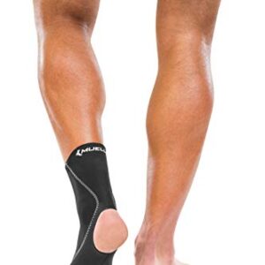 MUELLER Sports Medicine Ankle Support Sleeve, For Men and Women, Black, Medium