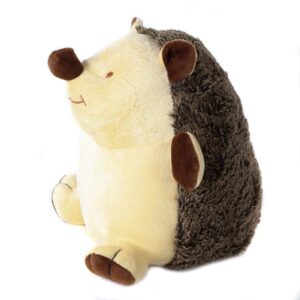 lily’s home cute decorative hedgehog weighted interior door stopper, compact with soft fabric design