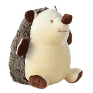 Lily’s Home Cute Decorative Hedgehog Weighted Interior Door Stopper, Compact with Soft Fabric Design