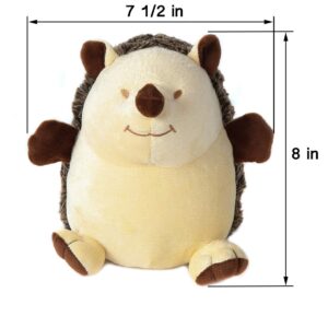 Lily’s Home Cute Decorative Hedgehog Weighted Interior Door Stopper, Compact with Soft Fabric Design