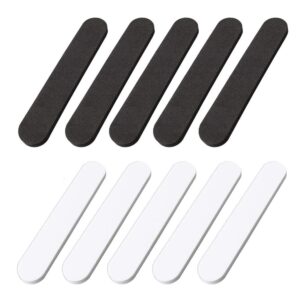 fashionroad 30pcs hat size reducer, foam reducing tape for hats caps sweatband (black and white)