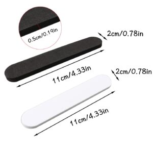 FASHIONROAD 30Pcs Hat Size Reducer, Foam Reducing Tape for Hats Caps Sweatband (Black and White)