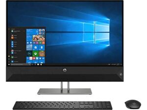 hp pavilion 27 touch desktop 500gb ssd 16gb ram (intel core i7-8700k processor 3.70ghz turbo to 4.70ghz, 16 gb ram, 500 gb ssd, 27-inch fullhd ips touchscreen, win 10 pro) pc computer all-in-one