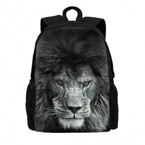 Srufqsi Lion Backpack School Bookbag For Boys Girls College Backpack Laptop Backpacks Travel Daypack For Teen Women Men