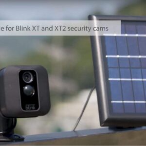 Wasserstein Outdoor Solar Panel with Internal Battery Compatible with Blink Outdoor and XT2/XT Cameras (Single)