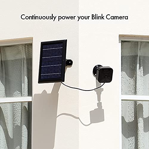 Wasserstein Outdoor Solar Panel with Internal Battery Compatible with Blink Outdoor and XT2/XT Cameras (Single)