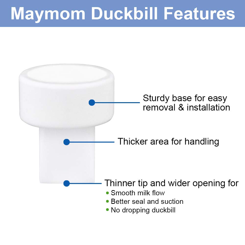 Maymom Pump Parts Compatible with Spectra S2 Accessories Spectra S1, Two-Piece Flange 24mm(Separable Shield and Connector) Not Original Spectra Pump Parts Spectra Flange Spectra Bottle Spectra Valve