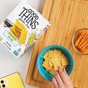 Good Thins Rice & Corn Snacks Gluten Free Crackers Variety Pack, 4 Boxes