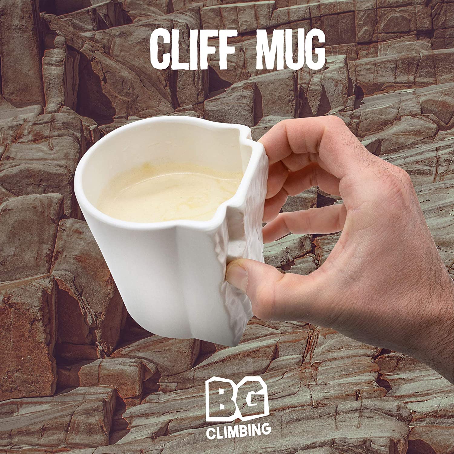 Climbing Cliff MUG, Rock Climber Gift