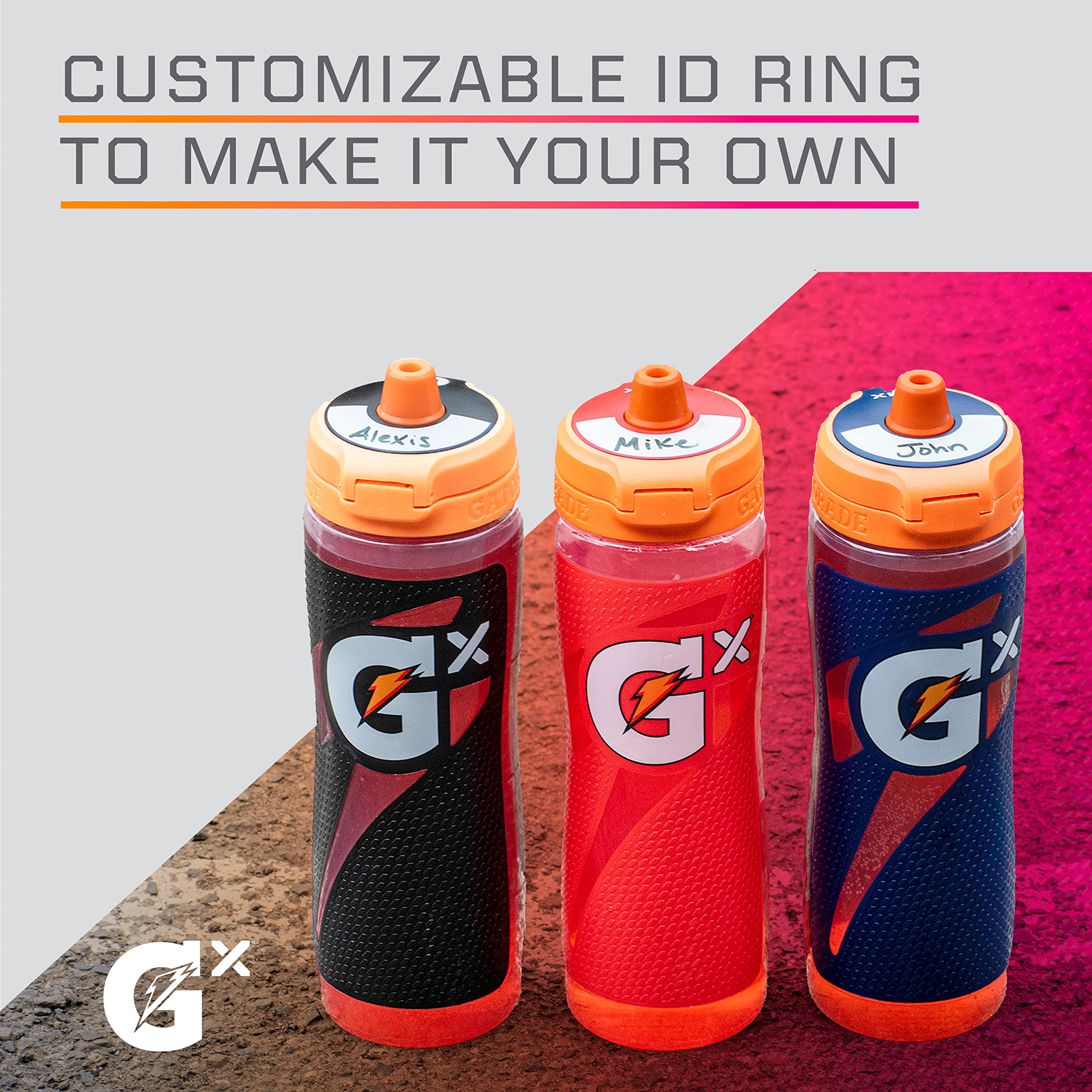 Gatorade Gx Bottle, Plastic, Navy, 30oz