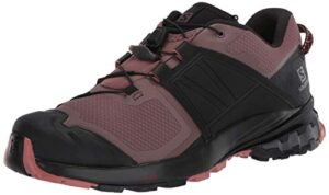 salomon xaild trail running shoes for women, peppercorn/black/cedar wood, 11