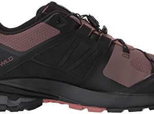 Salomon XAILD Trail Running Shoes for Women, Peppercorn/Black/Cedar Wood, 11