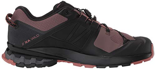 Salomon XAILD Trail Running Shoes for Women, Peppercorn/Black/Cedar Wood, 11