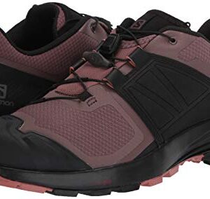 Salomon XAILD Trail Running Shoes for Women, Peppercorn/Black/Cedar Wood, 11