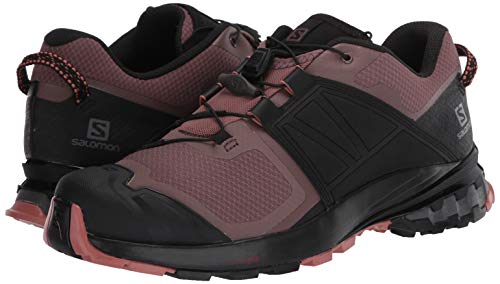 Salomon XAILD Trail Running Shoes for Women, Peppercorn/Black/Cedar Wood, 11