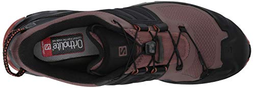 Salomon XAILD Trail Running Shoes for Women, Peppercorn/Black/Cedar Wood, 11