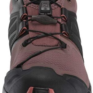 Salomon XAILD Trail Running Shoes for Women, Peppercorn/Black/Cedar Wood, 11