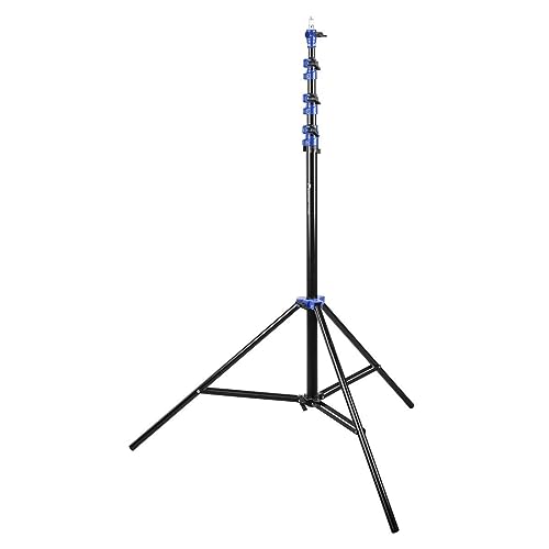 Flashpoint 13' Blue Color Coded Pro Air Cushioned Heavy Duty Light Stand for Photography, Lightwight, Portable and Durable Photography Light Stand Tripod is Suitable for Pro Photography