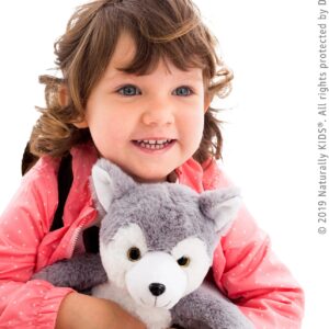 Wolf Backpack, Wolf Toys for Girls Boys, Wolf Stuffed Animal, Husky Toy for Kids