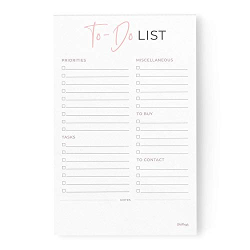 To-Do List Rose Gold Planner Notepad, 5.5 x 8.5 in. (To-Do List)