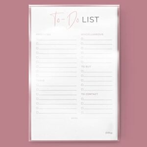 To-Do List Rose Gold Planner Notepad, 5.5 x 8.5 in. (To-Do List)