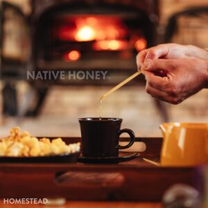 Fluid Movement Native Honey Sticks For Tea, Honey Packets Single Serve Stir Sticks, Natural Flavor, Honey Straws (Honey Sticks Bulk, 50 count)