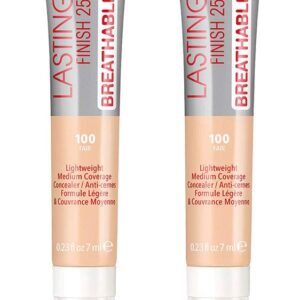 Rimmel Lasting Finish Breathable Concealer, Fair, 0.23 Fl Oz, Pack of 2